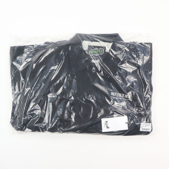 Beetlejuice X Welcome Skateboards Sandworm Embroidered Corduroy Coaches Jacket L - Picture 6 of 12